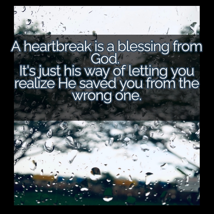 Heartbreak Instagram Post template