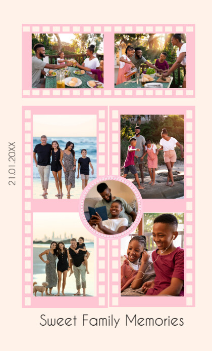 Heartwarming Family Collage Photo Template | PosterMyWall