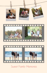 Heartwarming Family Collage Photo Template Tabloid