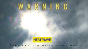 Heat wave  video template YouTube-miniature