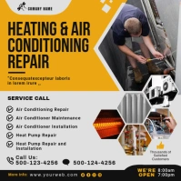 Heating & Air Conditioning Repair Instagram T template