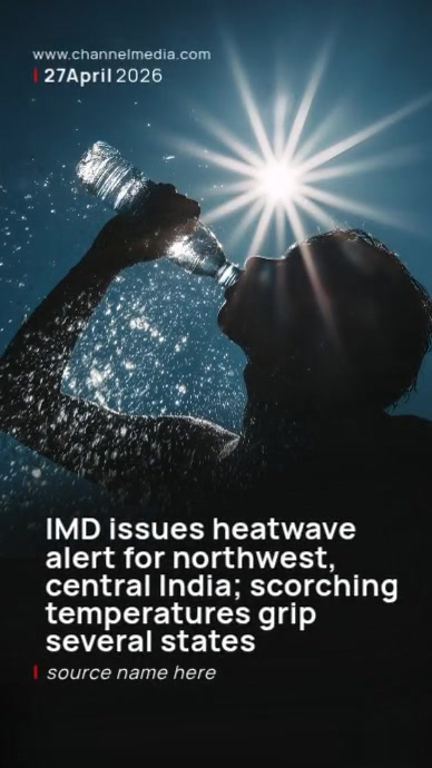 Modèle Heatwave alert instagram story template | PosterMyWall