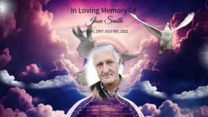 Heaven & Dove Funeral template Digitalt display (16:9)