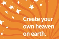 Heaven Flag Bandiera template