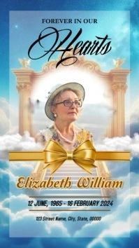 Heaven Gate Funeral Program Instagram Story template