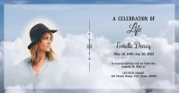 Heavenly Sky Funeral Facebook Post template
