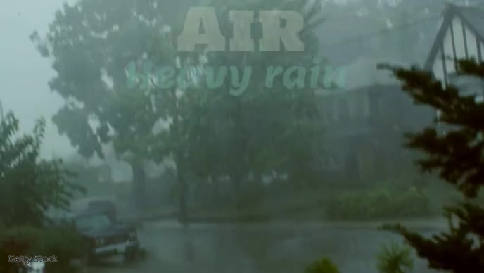 Heavy rain Thumbnail sa YouTube template