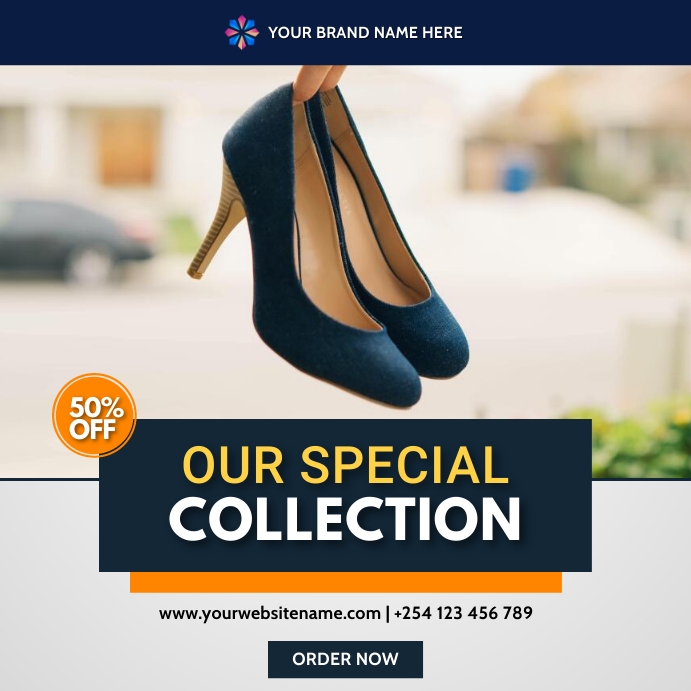 Copy of heels women shoes fashion sale flyer PosterMyWall