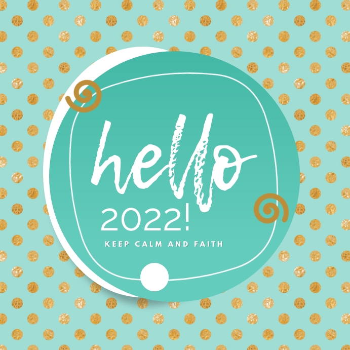 Hello 2022 Template สี่เหลี่ยมจัตุรัส (1:1)