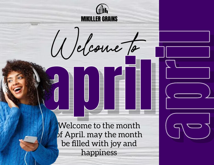 April Flyer Hello April Template | PosterMyWall