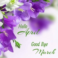 Hello April Thursday Hello april template poster | PosterMyWall