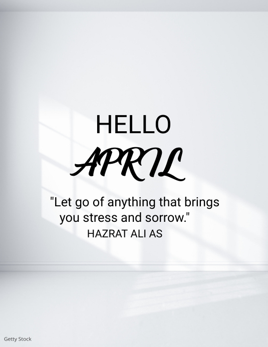 Hello april Template | PosterMyWall