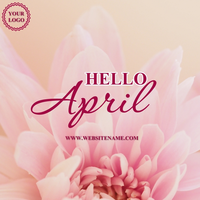 Copy of Hello april | PosterMyWall