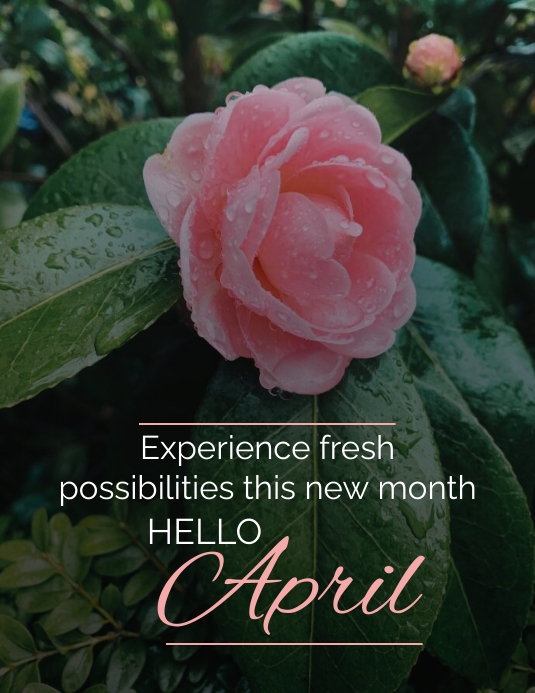 Hello April Graduation Hello April Template | PosterMyWall