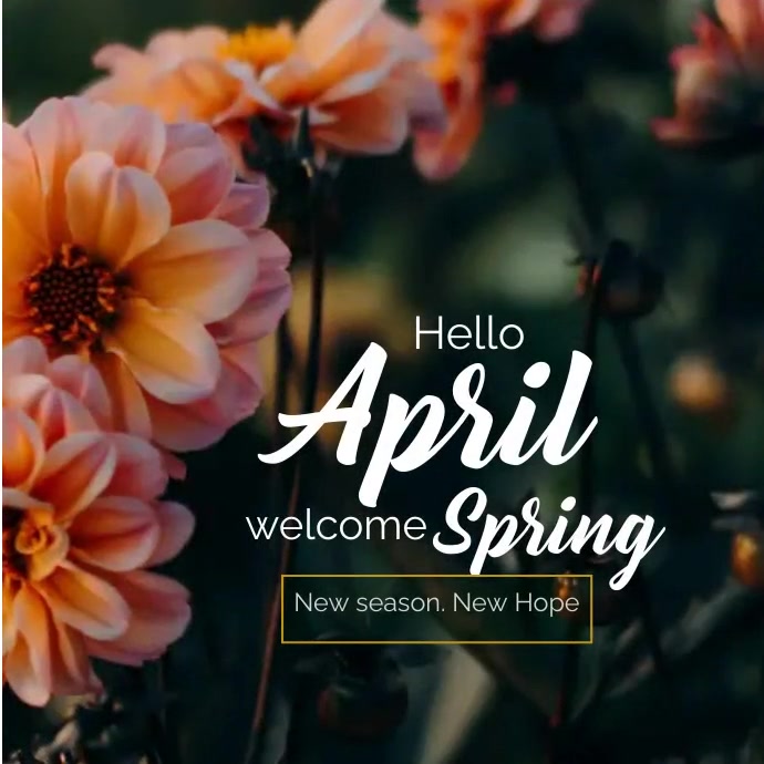 Copy of Hello April | PosterMyWall