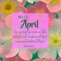 Welcome april Template | PosterMyWall