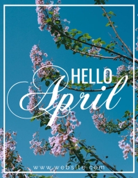 hello april Template | PosterMyWall