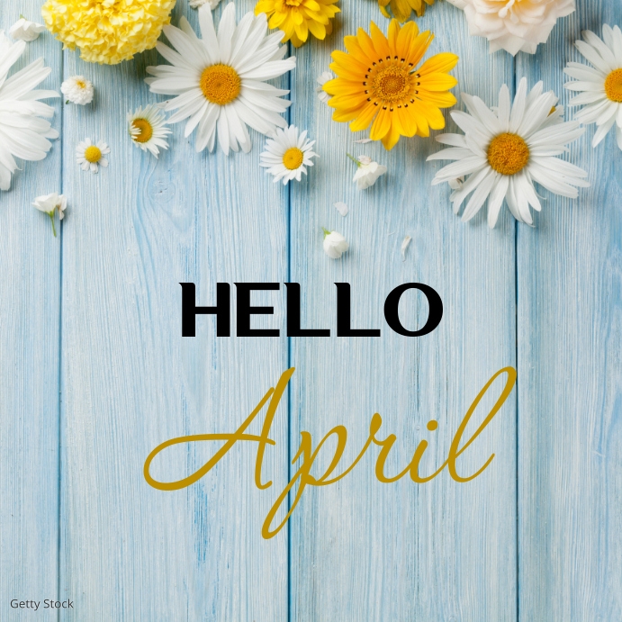 Hello April Flyer Template PosterMyWall Hello April Flyer Template PosterMyWall
