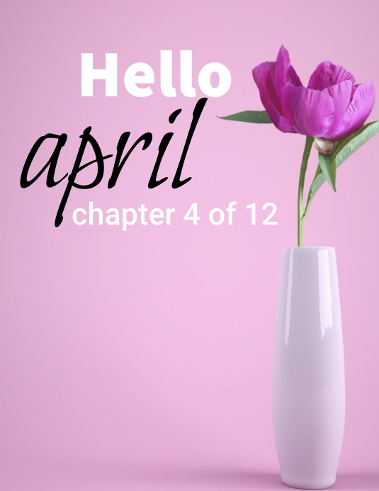Hello April Flyer Template | PosterMyWall