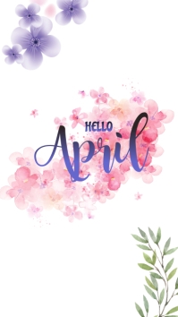 Hello April Instagram Post Template | PosterMyWall