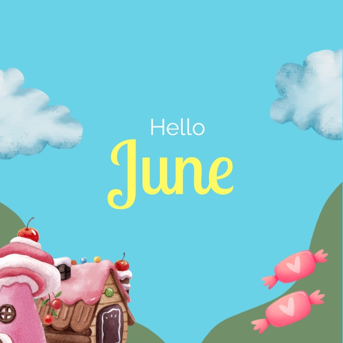 Hello April Instagram Post Template PosterMyWall