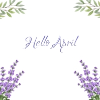Hello april template poster | PosterMyWall