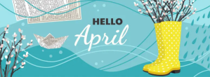 Bleu Seasonal Greeting Facebook Cover Photo Template