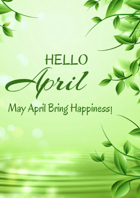 Copy of Hello April Template 2025 | PosterMyWall