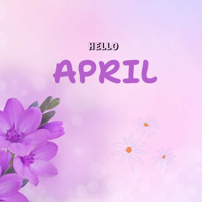 Copy of hello april template | PosterMyWall