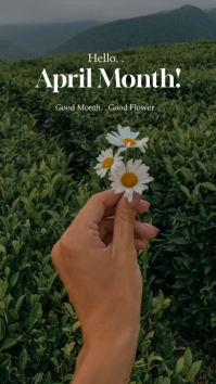 Hello April Field Hello April Template | PosterMyWall