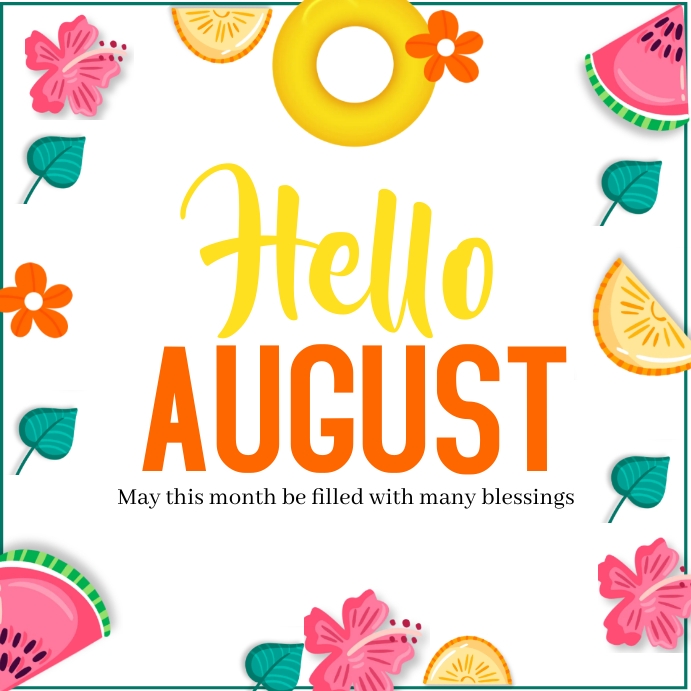 Hello August Pool This Design Template is not available | PosterMyWall