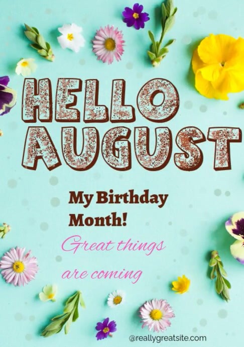 hello August A2 template