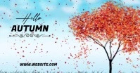 Hello autumn Facebook Shared Image template