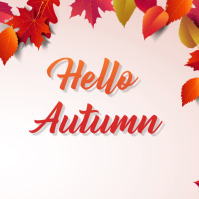 Hello Autumn Template | PosterMyWall
