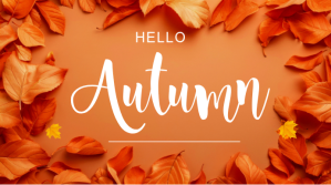 hello autumn Digitalt display (16:9) template