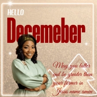 Hello December Template | PosterMyWall