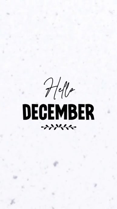 Hello December Tumblr