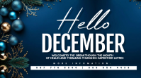Hello December Digital na Display (16:9) template