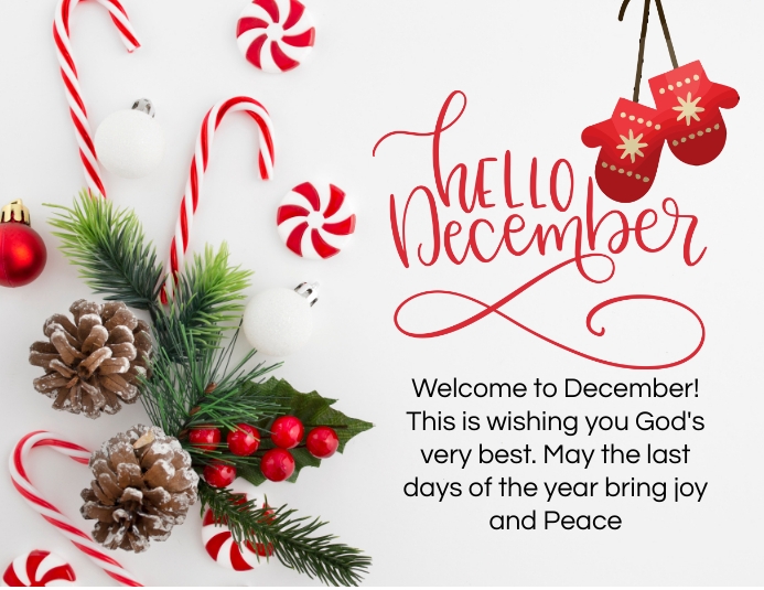 Copy of Hello December | PosterMyWall