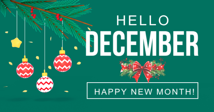hello December Template | PosterMyWall