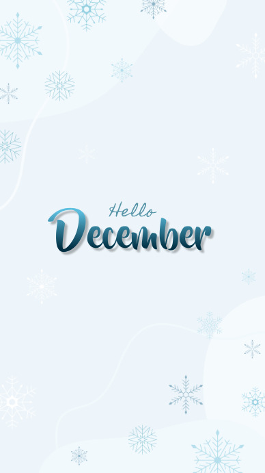 Copy of Hello December | PosterMyWall