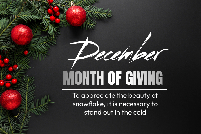 December Support Template hello december Template | PosterMyWall