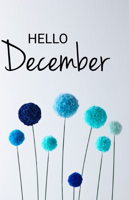 Hello December Tabloid template
