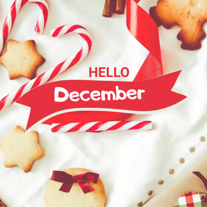 hello december Template | PosterMyWall