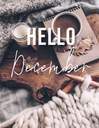 Hello december Template | PosterMyWall