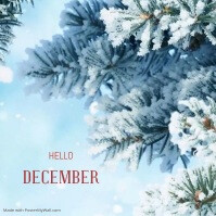 Hello December Template | PosterMyWall