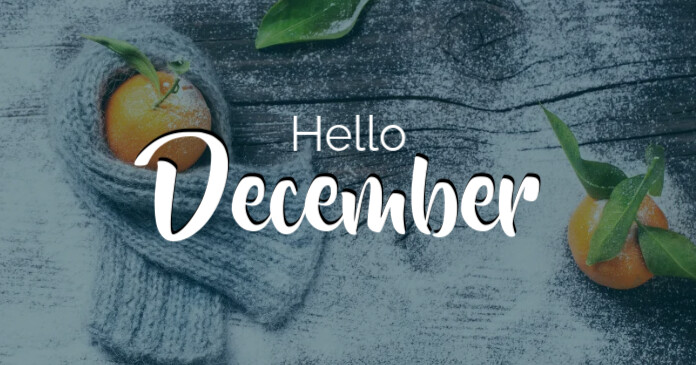 Hello December Template | PosterMyWall