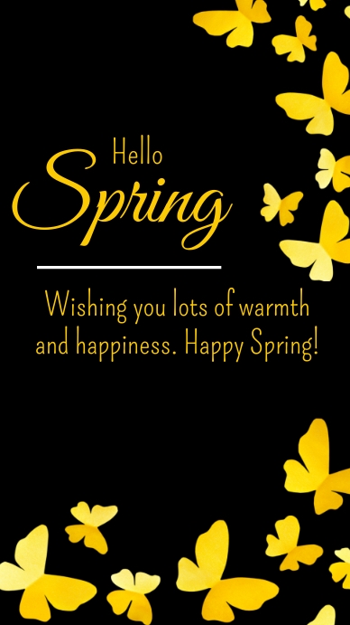 Copy of Hello easter, hello spring, welcome spring | PosterMyWall