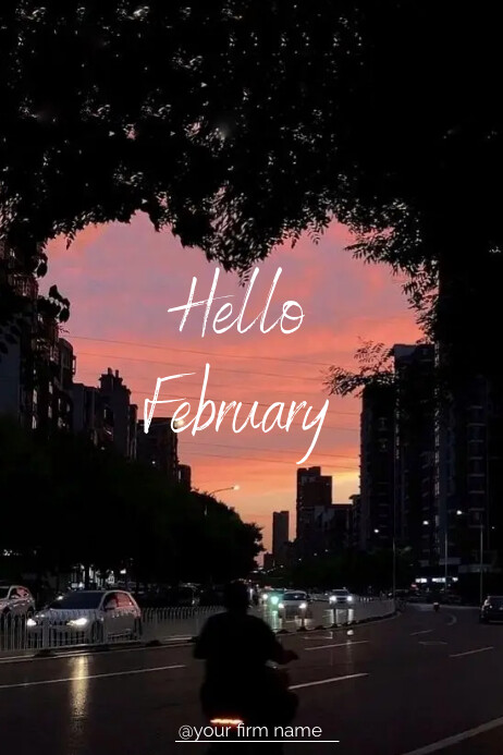 Hello february Template | PosterMyWall