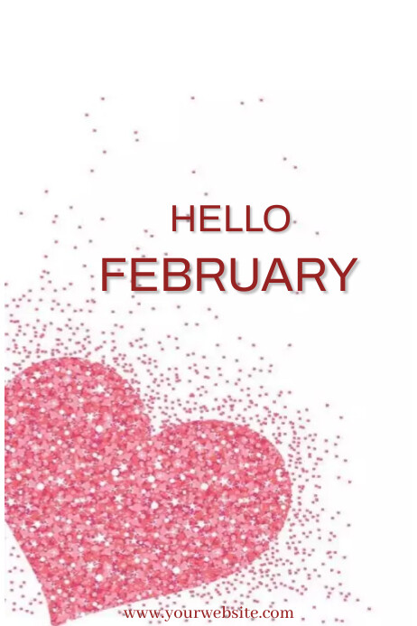 Hello February Template | PosterMyWall